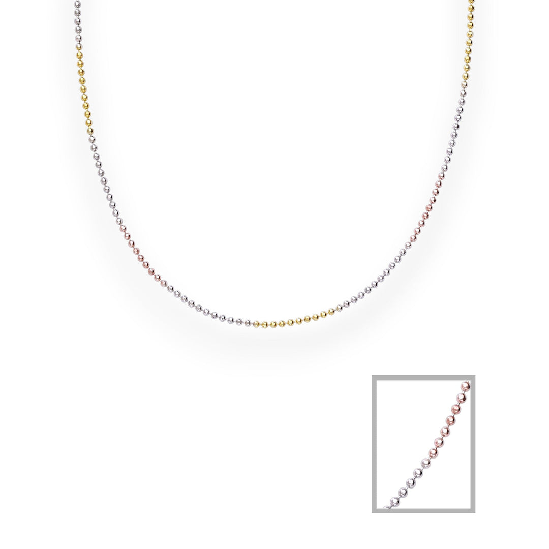 Taraash 925 Sterling Silver Ball Chain of Unisex - Taraash