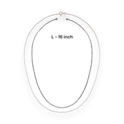 Taraash 925 Sterling Silver Beaded Box Chain For Women - Taraash