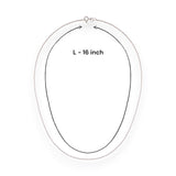 Taraash 925 Sterling Silver Beaded Box Chain For Women - Taraash