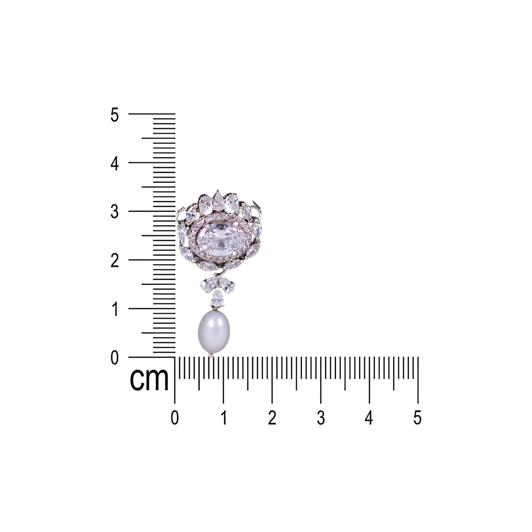 Taraash 925 Sterling Silver Black & Silver Beads with CZ Necklace for Women - Taraash