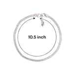 Load image into Gallery viewer, Taraash 925 Sterling Silver Box Chain Traditional Anklets for Women - Taraash