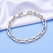Taraash 925 Sterling Silver Cable Chain Bracelet for Men - Taraash