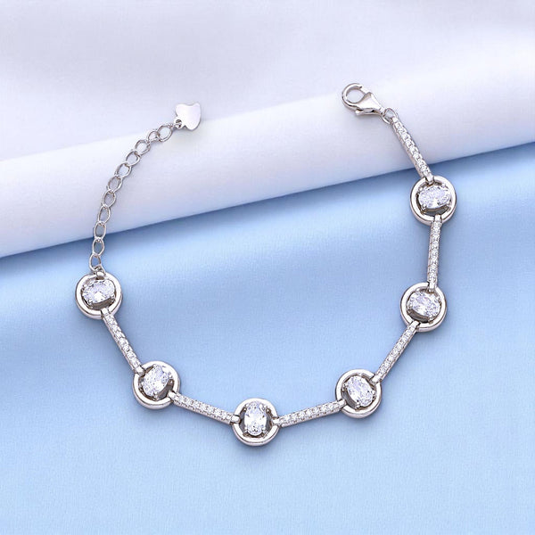 Taraash 925 Sterling SIlver Chain Bracelet For Women - Taraash