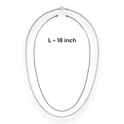 Taraash 925 Sterling Silver Compact Snake Neck Chain For Women ACMO5018IN - Taraash