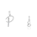 Load image into Gallery viewer, Taraash 925 Sterling Silver Couple Alphabet Pendants &quot;P&quot; and &quot;S&quot; Initial Letter Pendants - Taraash
