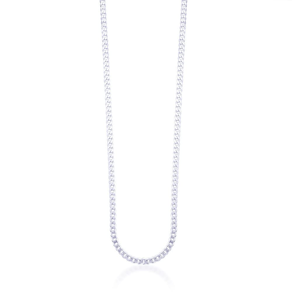 Taraash 925 Sterling Silver Couple Combo Of Figaro Chain And Butterfly CZ Shape Necklace - Taraash