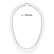 Taraash 925 Sterling Silver Curb Chain for Women - Taraash