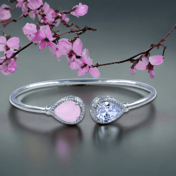 Taraash 925 Sterling Silver CZ Bangle For Women - Taraash