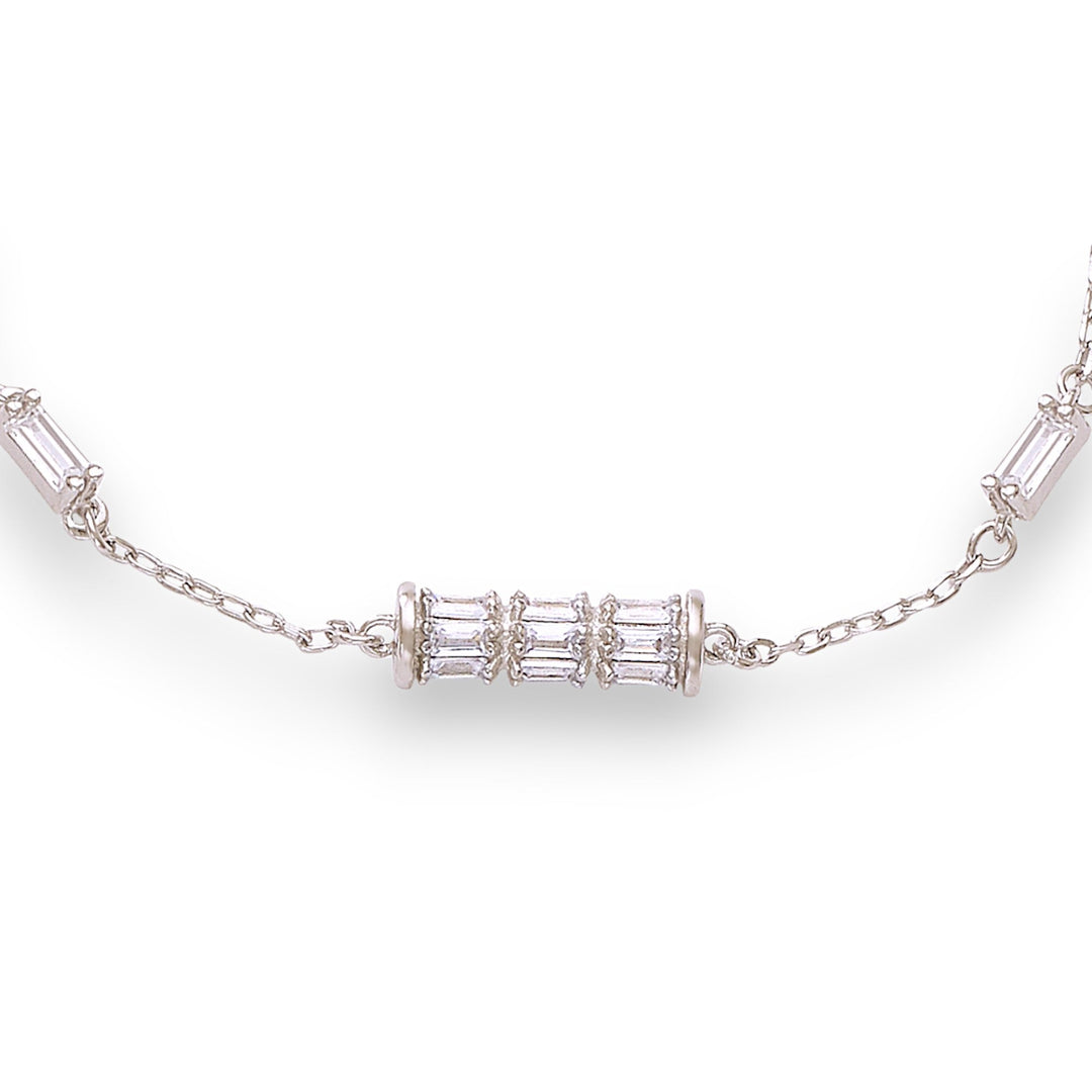 Taraash 925 Sterling Silver CZ Bracelet For Women - Taraash