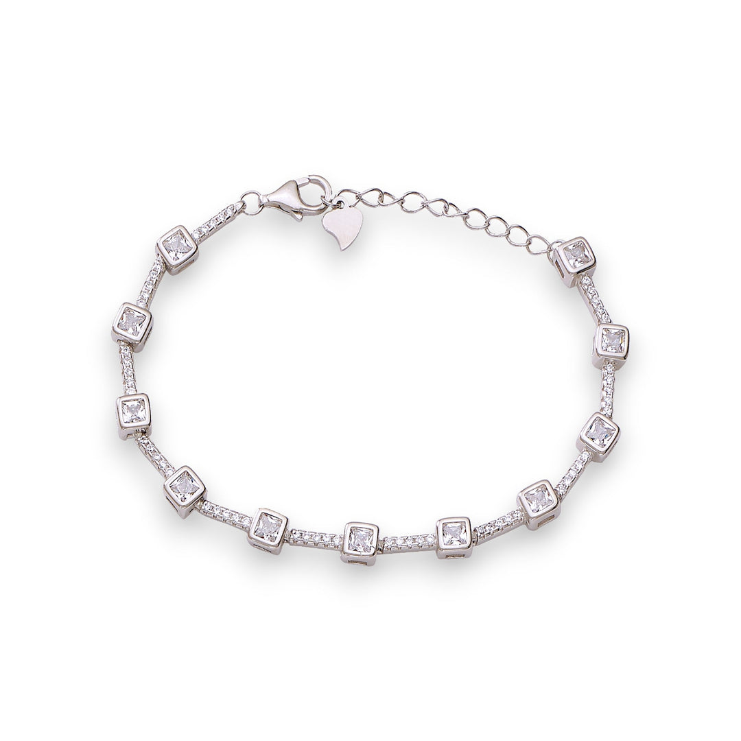 Taraash 925 Sterling Silver CZ Bracelet For Women - Taraash