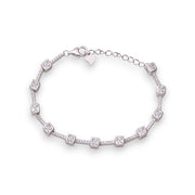 Taraash 925 Sterling Silver CZ Bracelet For Women - Taraash