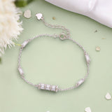 Taraash 925 Sterling Silver CZ Bracelet For Women - Taraash
