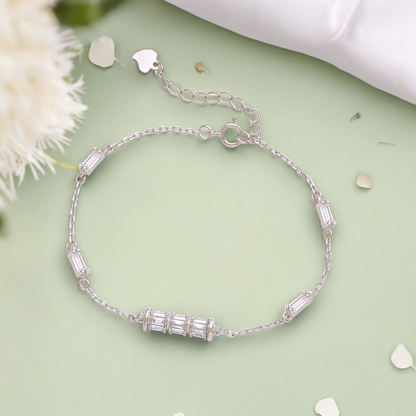 Taraash 925 Sterling Silver CZ Bracelet For Women - Taraash