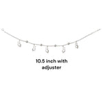 Load image into Gallery viewer, Taraash 925 Sterling Silver CZ Butterfly Beaded Single Anklet for Women - Taraash
