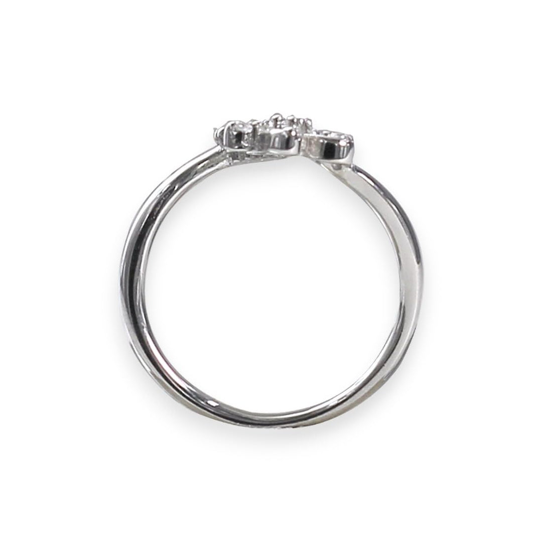 Taraash 925 Sterling Silver CZ Floral Toe Ring For Women - Taraash