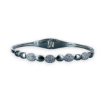 Load image into Gallery viewer, Taraash 925 Sterling Silver Cz Oval Bangle For Women - Taraash