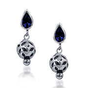 Taraash 925 Sterling Silver CZ Pear Shape Drop Earrings For Women - Taraash