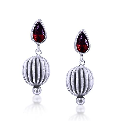 Taraash 925 Sterling Silver CZ Pear Shape Drop Earrings For Women - Taraash