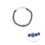 Load image into Gallery viewer, Taraash 925 Sterling Silver Evil Eye Beaded Nazariya Bracelet for Kids - Taraash
