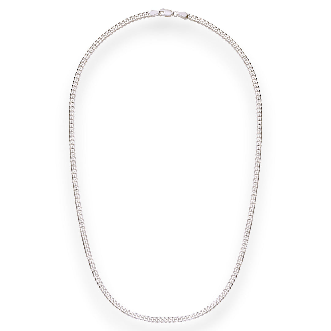 Taraash 925 Sterling Silver Fancy Curb Chain For Men - Taraash