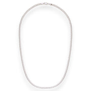 Taraash 925 Sterling Silver Fancy Curb Chain For Men - Taraash