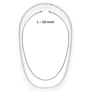 Taraash 925 Sterling Silver Fancy Curb Chain For Men - Taraash