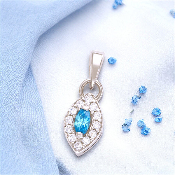 Taraash 925 Sterling Silver Fancy CZ Pendant For Women - Taraash