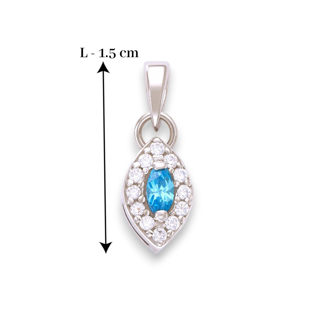 Taraash 925 Sterling Silver Fancy CZ Pendant For Women - Taraash