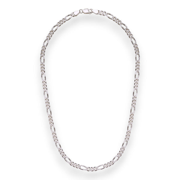 Taraash 925 Sterling Silver Figaro Chain For Men | Neckchain - Taraash