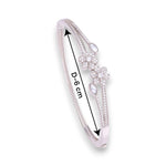 Load image into Gallery viewer, Taraash 925 Sterling Silver Floral Bangle For Women - Taraash