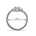 Load image into Gallery viewer, Taraash 925 Sterling Silver Floral CZ Toe Ring For Women - Taraash