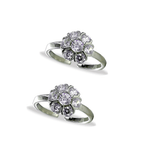 Load image into Gallery viewer, Taraash 925 Sterling Silver Floral Toe Ring For Women - Taraash