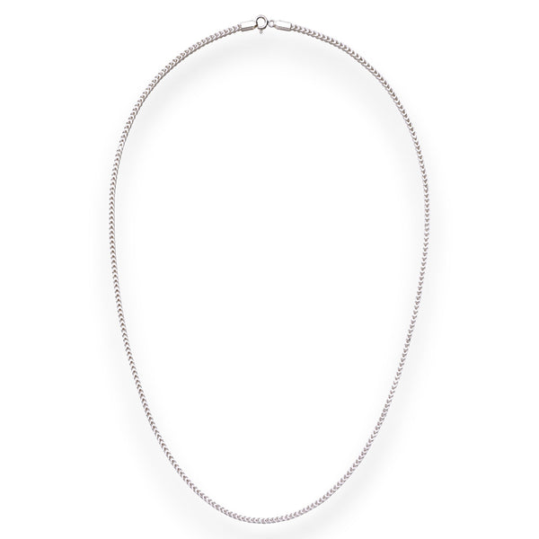 Taraash 925 Sterling Silver Fox Tail Chain For Men A2C60SQ20IN - Taraash