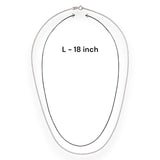 Taraash 925 Sterling Silver Fox Tail Chain For Women - Taraash