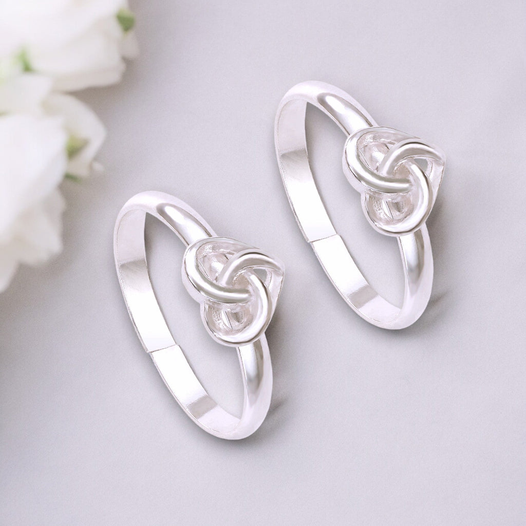 Taraash 925 Sterling Silver Heart Leg Ring For Women