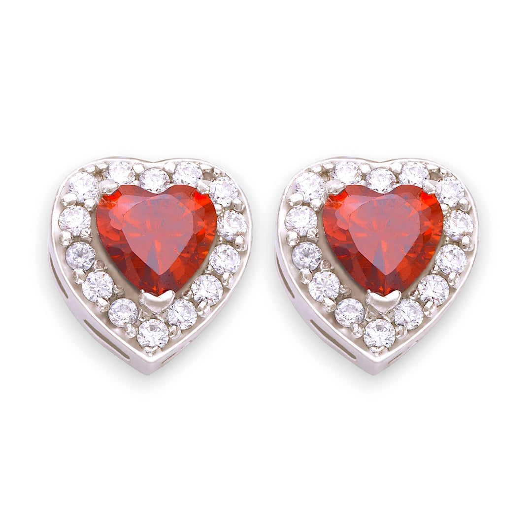 Taraash 925 Sterling Silver Heart Stud For Women - Taraash
