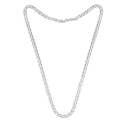 Taraash 925 Sterling Silver Long Curb Chain For Men ALCD12020IN - Taraash