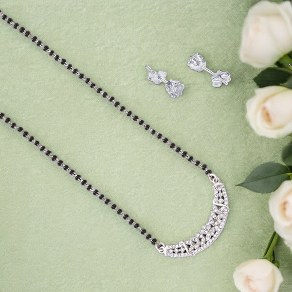Taraash 925 Sterling Silver Mangalsutra Set for Women - Taraash