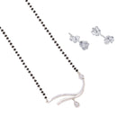 Load image into Gallery viewer, Taraash 925 Sterling Silver Mangalsutra with Earring for Women - Taraash