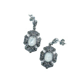 Taraash 925 Sterling Silver Marcasite Earrings For Women - Taraash