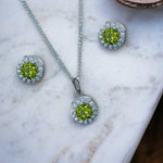 Load image into Gallery viewer, Taraash 925 Sterling Silver Mehandi CZ Jewellery Set For Women - Taraash