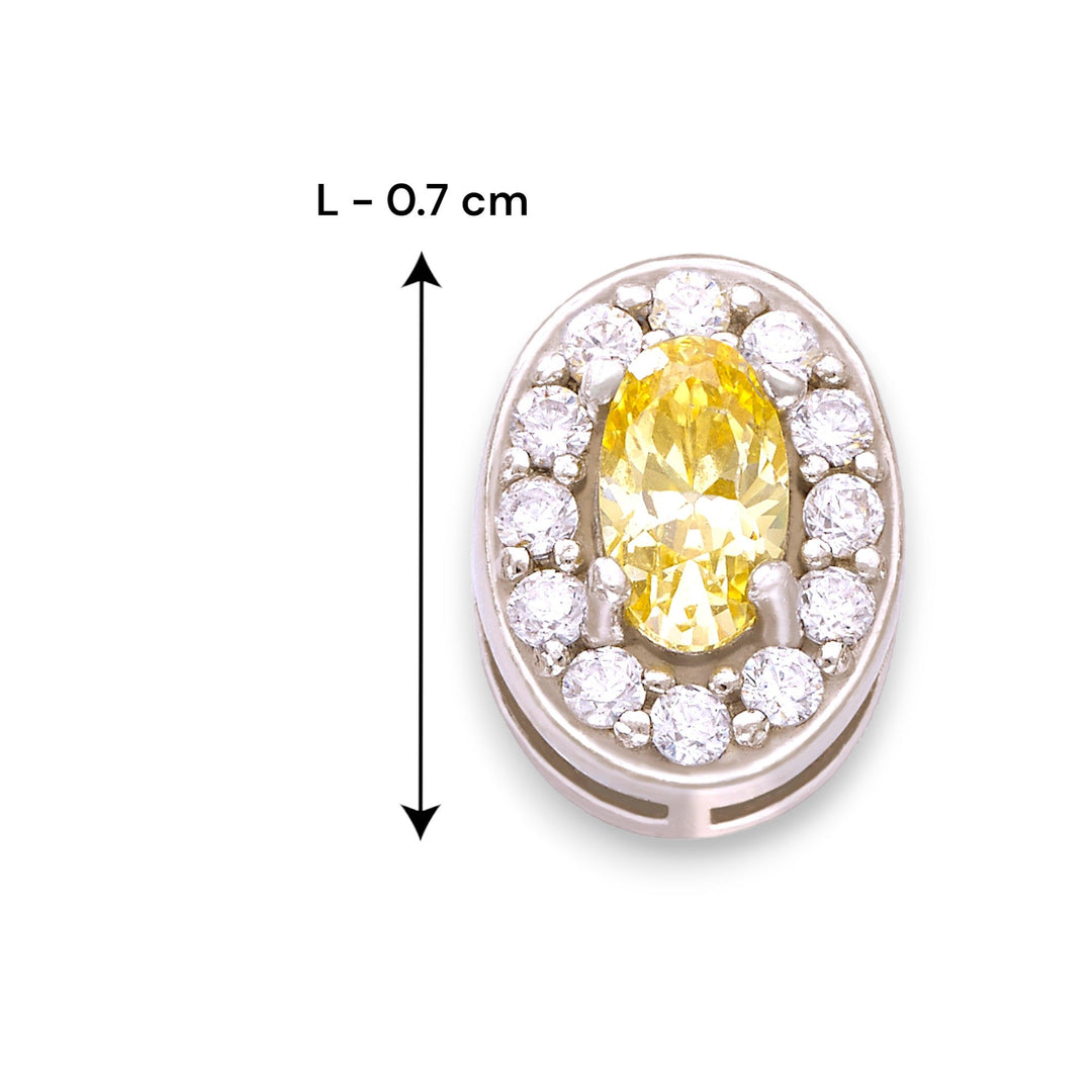 Taraash 925 Sterling Silver Oval Shape Earrings For Women - Taraash