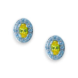 Taraash 925 Sterling Silver Oval Shape Earrings For Women - Taraash