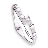 Taraash 925 Sterling Silver Pear Cz Bangle For Women - Taraash