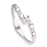 Taraash 925 Sterling Silver Pear Cz Bangle For Women - Taraash