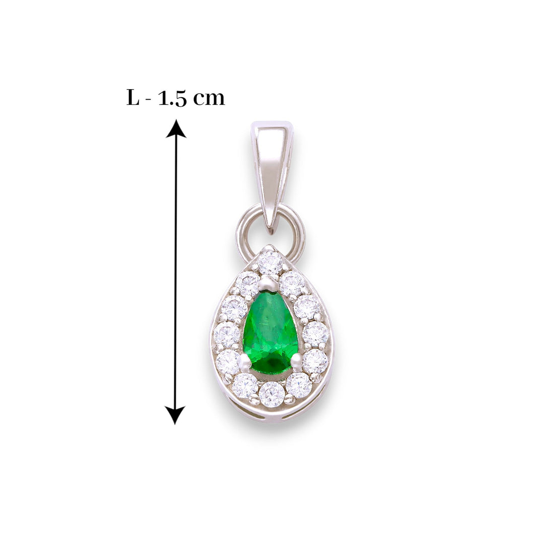 Taraash 925 Sterling Silver Pear Drop Shape Pendant For Women - Taraash