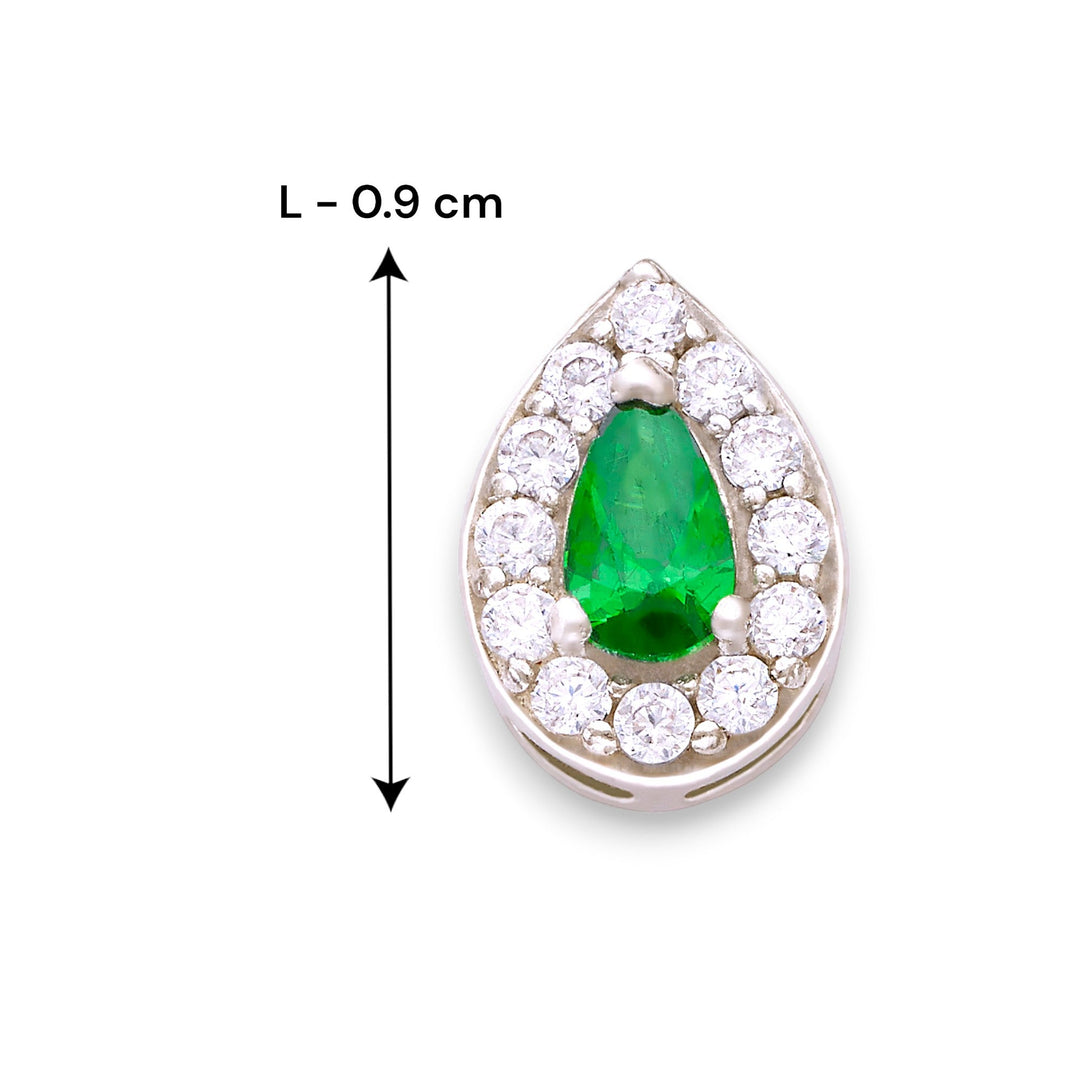 Taraash 925 Sterling Silver Pear Drop Stud Earrings For Women - Taraash