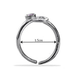 Load image into Gallery viewer, Taraash 925 Sterling Silver Pink CZ Toe Ring For Women - Taraash