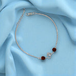 Load image into Gallery viewer, 925 Sterling Silver Pure Om Rudraksha Rakhi For Brother
