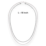 Taraash 925 Sterling Silver Rope Chain For Women - Taraash